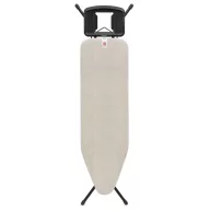   Brabantia vasalódeszka fix támasszal 124x38cm - B méret, fekete váz, farmer szürke huzat