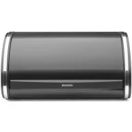   Brabantia Roll Top kenyértartó felgördülő fedővel, 31,6cm, 1 cipóhoz, acél, matt fekete