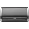Brabantia Roll Top kenyértartó felgördülő fedővel, 31,6cm, 1 cipóhoz, acél, matt fekete