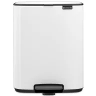Brabantia Bo Pedal Bin pedálos szemetes, 12L, acél, fehér