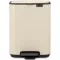 Brabantia Bo Pedal Bin pedálos szemetes, 4L, acél, világos bézs