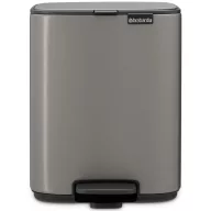   Brabantia Bo Pedal Bin pedálos szemetes, 7L, acél, platinaszürke