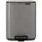 Brabantia Bo Pedal Bin pedálos szemetes, 7L, acél, platinaszürke