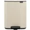 Brabantia Bo Pedal Bin pedálos szemetes, 12L, acél, világos bézs