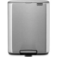   Brabantia Bo Pedal Bin pedálos szemetes, 12L, rozsdamentes acél, ujjlenyomatmentes