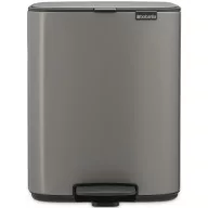   Brabantia Bo Pedal Bin pedálos szemetes, 12L, acél, platinaszürke
