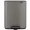 Brabantia Bo Pedal Bin pedálos szemetes, 12L, acél, platinaszürke