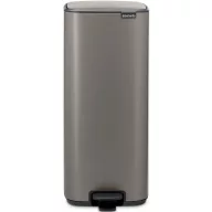   Brabantia Bo Pedal Bin pedálos szemetes, 30L, acél, platinaszürke