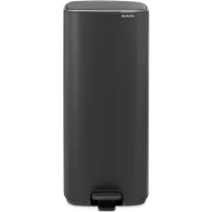   Brabantia Bo Pedal Bin pedálos szemetes, 30L, acél, határtalan szürke ásványi textúra
