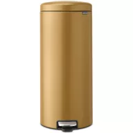   Brabantia NewIcon pedálos szemetes lecsapódásgátló fedővel, 30L, acél, meleg tónusú arany