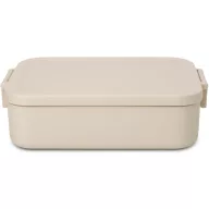   Brabantia Make & Take Lunch Box ebéddoboz clip-on fedővel 1,1L, mikrózható, műanyag, világos bézs