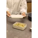 Brabantia Make & Take Lunch Box ebéddoboz clip-on fedővel 1,1L, mikrózható, műanyag, világos bézs