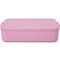 Brabantia Make & Take Lunch Box Bento nagy ebéddoboz rekeszekkel, fix elválaszóval, clip-on fedővel 2L, mikrózható, műanyag, rózsaszín-lila