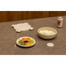 Brabantia Make & Take Salad Bowl salátástál feltét- és öntettartóval, szivárgásmentes clip-on fedővel 1,3L, műanyag, világos bézs