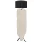 Brabantia vasalódeszka fix tálcával gőzállomásokhoz 124x38cm - B méret, fekete váz, farmer szürke huzat