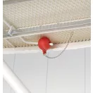 Gyerekzárral ellátva a véletlen összecsukódás ellen.