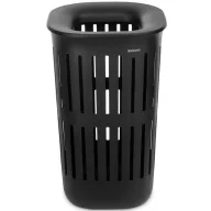   Brabantia Collect-It Laundry Basket magasított műanyag szennyestartó fedéllel, 55L, műanyag, fekete