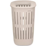   Brabantia Collect-It Laundry Basket magasított műanyag szennyestartó fedéllel, 55L, műanyag, világos bézs