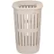 Brabantia Collect-It Laundry Basket magasított műanyag szennyestartó fedéllel, 55L, műanyag, világos bézs