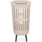 Brabantia Collect-It Laundry Basket Hi lábakon álló műanyag szennyestartó fedéllel, 55L, műanyag, világos bézs
