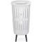 Brabantia Collect-It Laundry Basket Hi lábakon álló műanyag szennyestartó fedéllel, 55L, műanyag, fehér