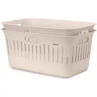   Brabantia Collect-It Laundry Basket szennyeskosár 2db-os szett, 40L, műanyag, világos bézs