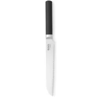   Brabantia Profile kenyérvágó kés, 20 cm r.m. acél penge, műanyag markolat, fekete