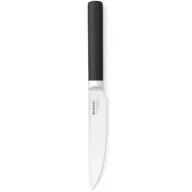   Brabantia Profile univerzális kés, 12,5 cm r.m. acél penge, műanyag markolat, fekete