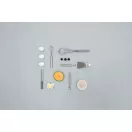 A Brabantia Profile Cook & Serve kis méretű habverő r.m. acél, selyem matt kivitelben tökéletes választás krémek, mártások, tojások vagy kisebb adag tészták keveréséhez.
