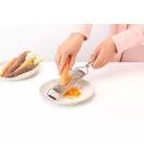 A nagy felületű pengével gyorsan és könnyedén dolgozhat.