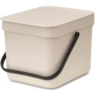 Brabantia Sort & Go Waste Bin konyhai szemetes, 6L, műanyag, világos bézs