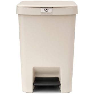   Brabantia StepUp Pedal Bin pedálos szemetes, 25L, műanyag, világos bézs