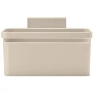   Brabantia mosogatómedencébe feltapasztható mosogató rendszerező, 12,7x17,1x10,6cm, műanyag, világos bézs
