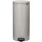 Brabantia NewIcon pedálos szemetes, lecsapódásgátló fedővel, 30L, acél, hamvasszürke