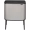 Brabantia Bo Touch Bin nyomófedeles hulladékgyűjtő, 36L, acél, hamvasszürke