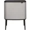 Brabantia Bo Touch Bin nyomófedeles szelektív kuka, 11+23L, acél, hamvasszürke