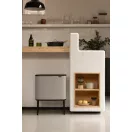 Brabantia Bo Touch Bin nyomófedeles szelektív kuka, 11+23L, acél, hamvasszürke