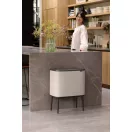 Brabantia Bo Touch Bin nyomófedeles szelektív kuka, 11+23L, acél, hamvasszürke
