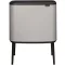Brabantia Bo Touch Bin nyomófedeles szelektív kuka, 3x11L, acél, hamvasszürke