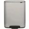 Brabantia Bo Pedal Bin pedálos szemetes, 60L, acél, hamvasszürke