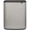 Brabantia Bo Touch Bin nyomófedeles hulladékgyűjtő, 60L, acél, hamvasszürke