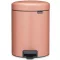 Brabantia NewIcon pedálos szemetes, lecsapódásgátló fedővel, 5L, acél, meleg tónusú vörösréz