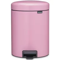   Brabantia NewIcon pedálos szemetes, lecsapódásgátló fedővel, 5L, acél, acél, rózsaszín-lila