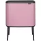 Brabantia Bo Touch Bin nyomófedeles szelektív kuka, 11+23L, acél, rózsaszín-lila