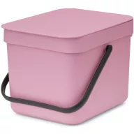   Brabantia Sort & Go konyhai szemetes felnyitható fedővel, 6L, rózsaszín-lila