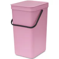   Brabantia Sort & Go konyhai szemetes felnyitható fedővel, 16L, rózsaszín-lila