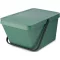 Brabantia Sort & Go Stackable Waste Bin halmozható hulladékgyűjtő felnyitható fedővel, 20L, platinazöld