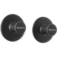   Brabantia ReNew egyágú törölköző fogas, 2db-os csomag, műanyag, sötétszürke