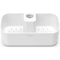   Brabantia ReNew Shower Caddy zuhanytartó rúdra szerelhető tartó kosár, műanyag, fehér