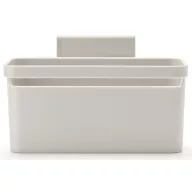   Brabantia mosogatómedencébe feltapasztható mosogató rendszerező, 12,7x17,1x10,6cm, műanyag, világosszürke